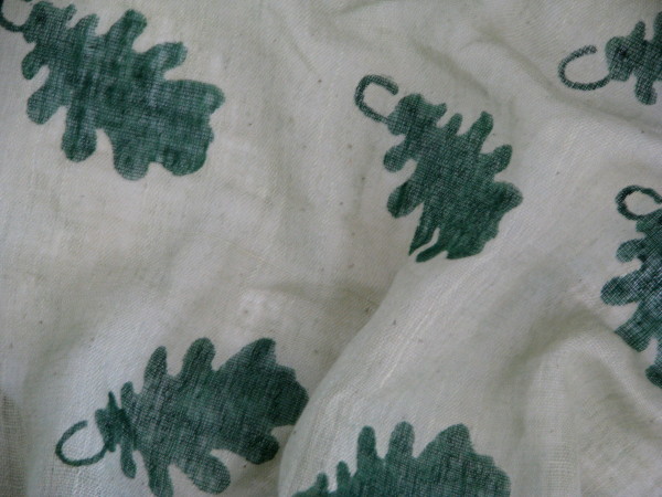 leaf print swatch