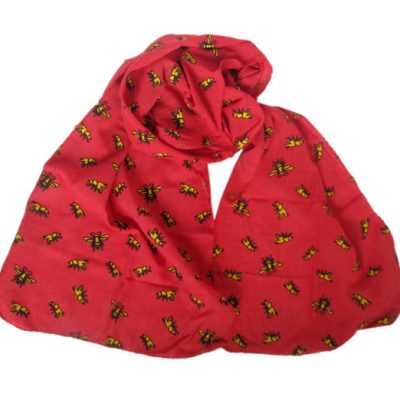 Red Bee Scarf from Where Does It Come From? wheredoesitcomefrom.co.uk