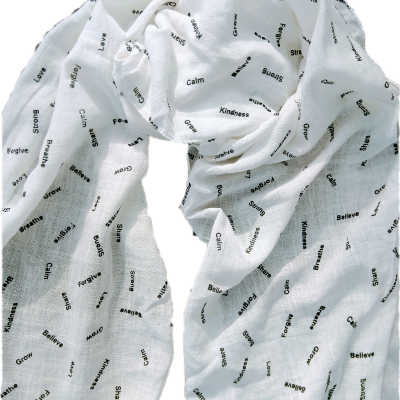 mindfulness scarf serenity