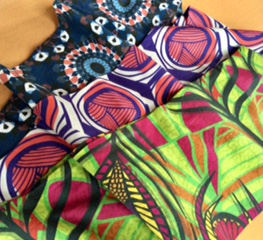 african infinity tube scarf