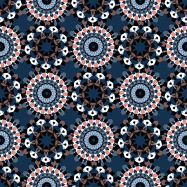 blue mandala