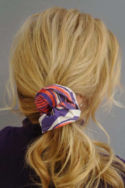 African hair scrunchie pink african hair scrunchie pink
